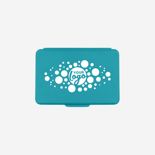 Ref. 1022 – Pill Box 6 Cavity Turquoise Pad
