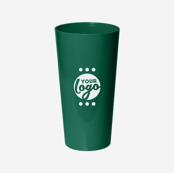 Ref. 486PP – Tumbler Large Polypropylene 600ml Bottle Green Pad