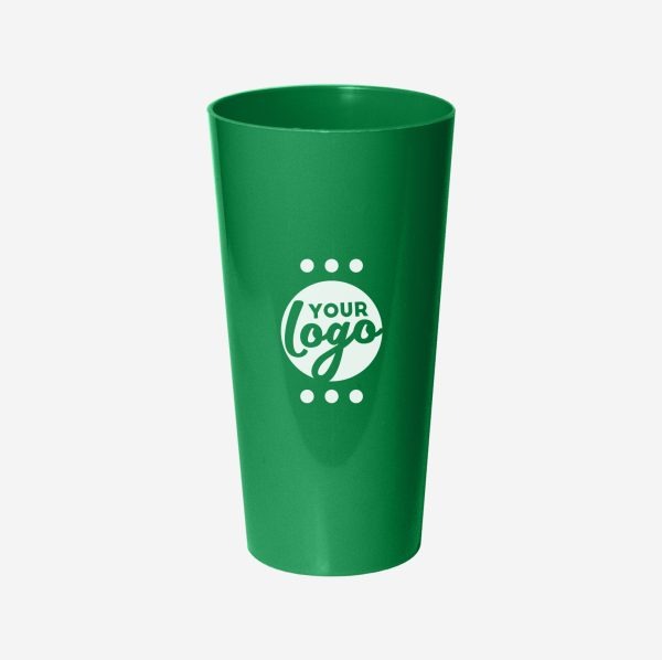 Ref. 486PP – Tumbler Large Polypropylene 600ml Emerald Green Pad