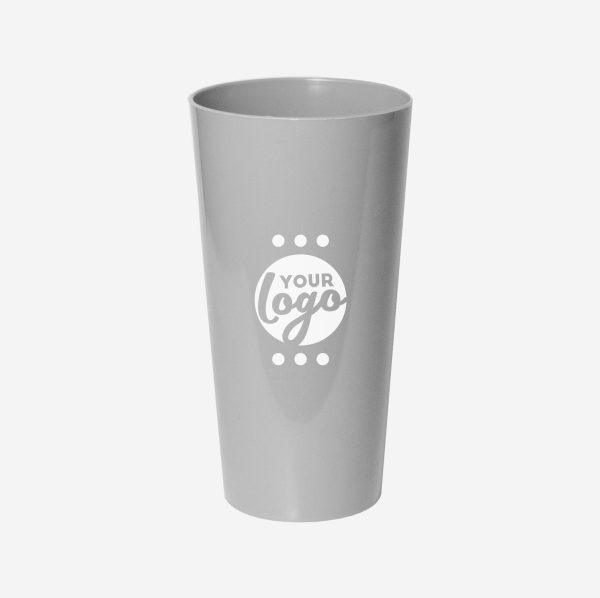 Ref. 486PP – Tumbler Large Polypropylene 600ml Gray Pad