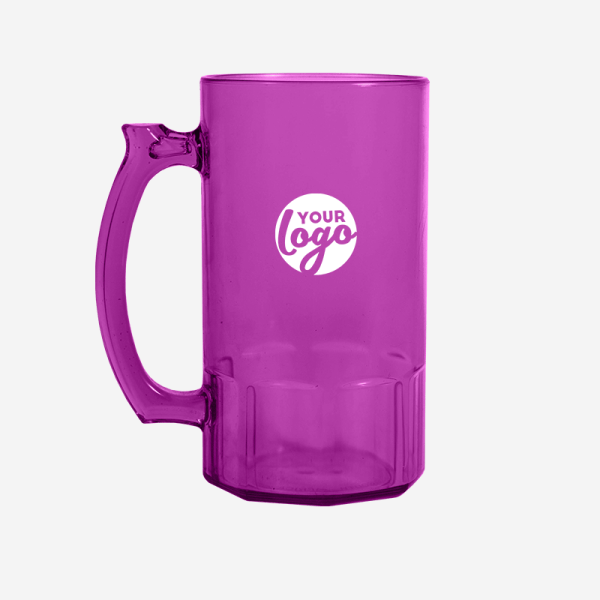 Ref. 493PS Lumo Beer Mug 500ML GRAPE