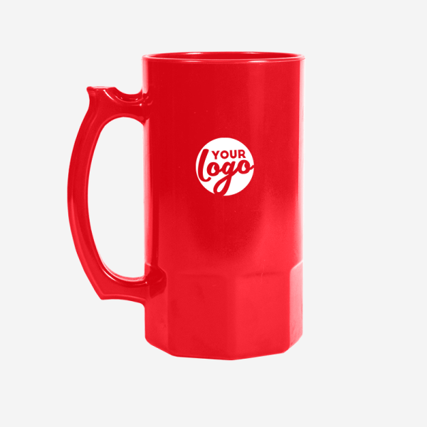 Ref. 493PS Lumo Beer Mug 500ML PP RED