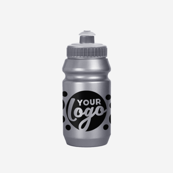 Standard 300ml Sports Bottle 28 300ML KIDS WATER BOTTLE SILK METALLIC SILVER