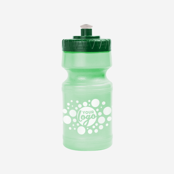 500ML SP2 SPORTS BOTTLE SILKSCREEN CLEAR EMERALD GREEN