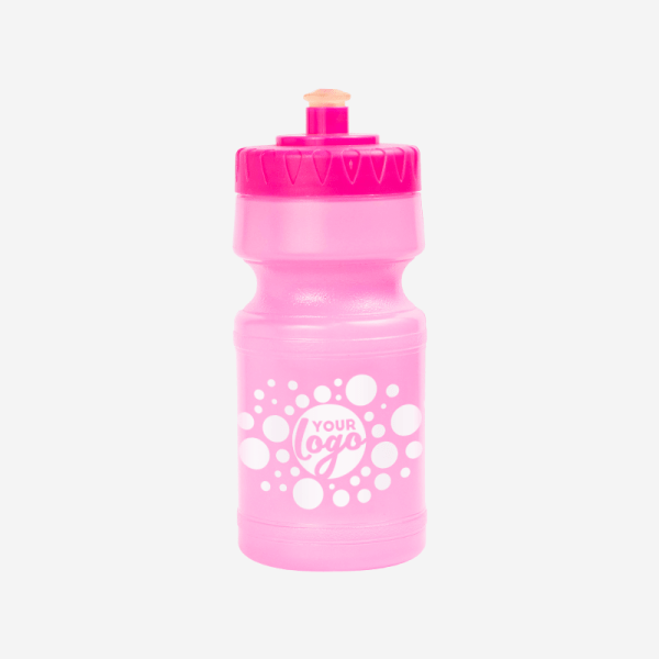 500ML SP2 SPORTS BOTTLE SILKSCREEN CLEAR MAGENTA
