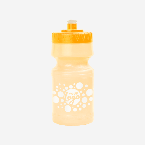 500ML SP2 SPORTS BOTTLE SILKSCREEN CLEAR ORANGE
