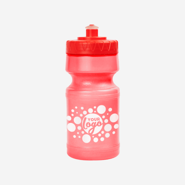 500ML SP2 SPORTS BOTTLE SILKSCREEN CLEAR RED