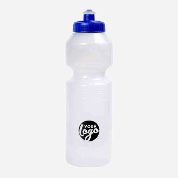 Opaque Standard 750ml Sports Bottle 85 750ML PLASTIC WATER BOTTLE PAD OPAQUE ROYAL BLUE