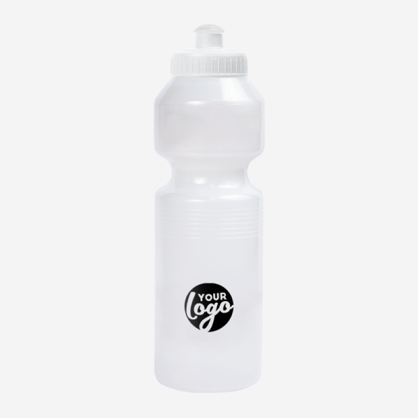 Opaque Standard 750ml Sports Bottle 80 750ML PLASTIC WATER BOTTLE PAD OPAQUE WHITE