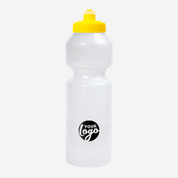 Opaque Standard 750ml Sports Bottle 91 750ML PLASTIC WATER BOTTLE PAD OPAQUE YELLOW