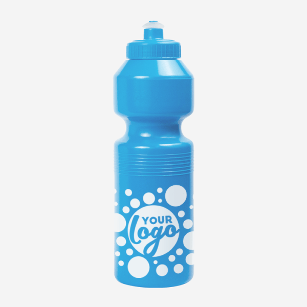 750ML PLASTIC WATER BOTTLE SILK CYAN