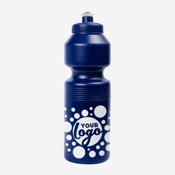 750ML PLASTIC WATER BOTTLE SILK NAVY BLUE