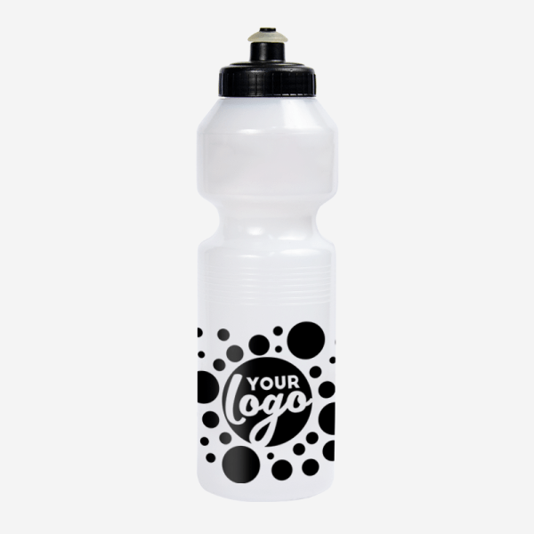 Opaque Standard 750ml Sports Bottle 64 750ML PLASTIC WATER BOTTLE SILK OPAQUE BLACK