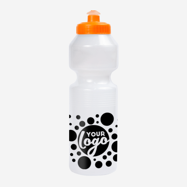 Opaque Standard 750ml Sports Bottle 77 750ML PLASTIC WATER BOTTLE SILK OPAQUE ORANGE