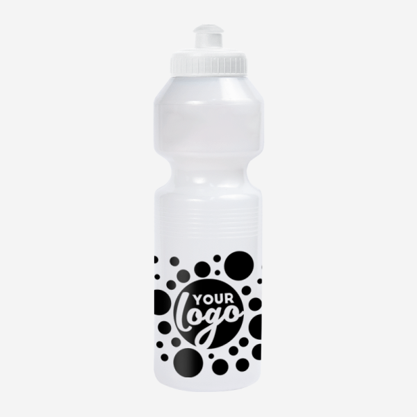 Opaque Standard 750ml Sports Bottle 65 750ML PLASTIC WATER BOTTLE SILK OPAQUE WHITE