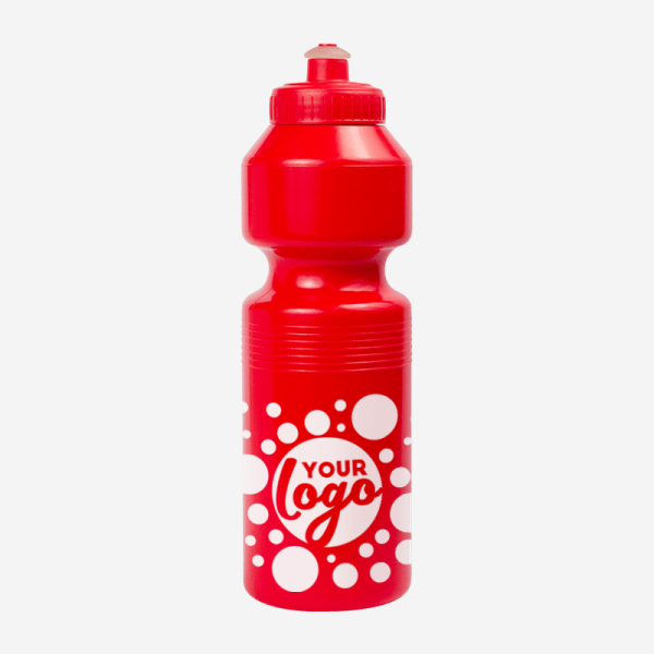 750ML PLASTIC WATER BOTTLE SILK RED