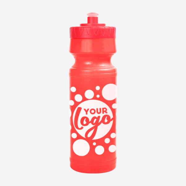 750ML SP2 SPORTS BOTTLE SILK CLEAR RED