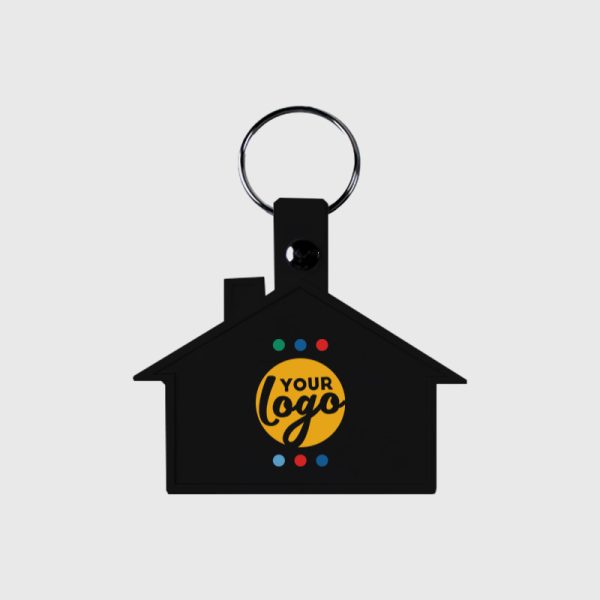LM WEB Product CK21 SOFT HOUSE KEYRING BLACK
