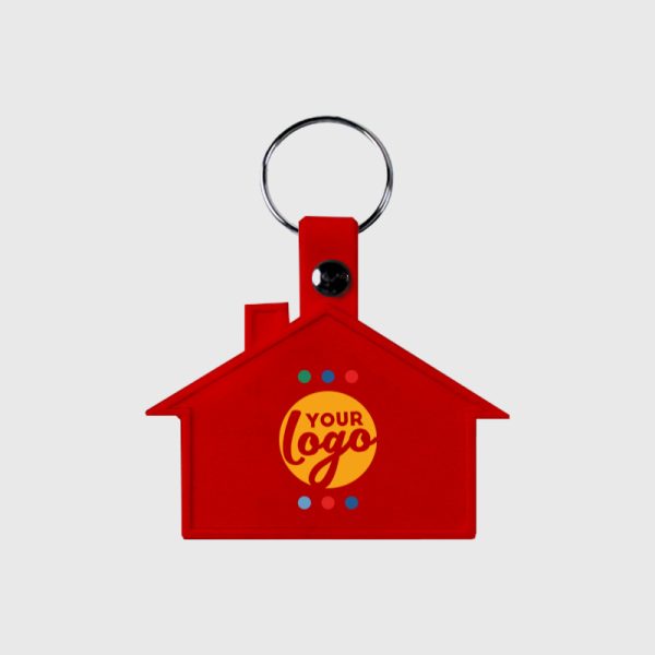 LM WEB Product CK21 SOFT HOUSE KEYRING RED 1