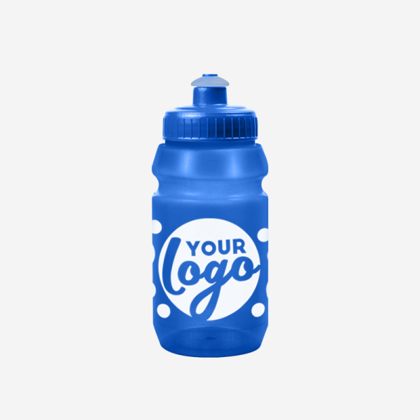 Standard 300ml Sports Bottle 21 LM WEB Product STANDARD 300ML SILK SCREEN CLEAR LUMO BLUE
