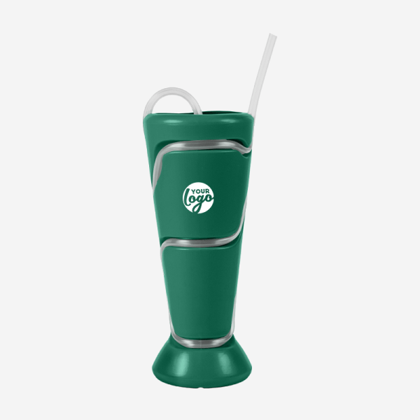 Tumbler with wrap around straw 12 Ref. 421A Lumo Tumbler 500ML BOTTLE GREEN