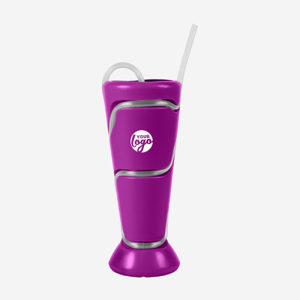 Tumbler with wrap around straw 16 Ref. 421A Lumo Tumbler 500ML GRAPE