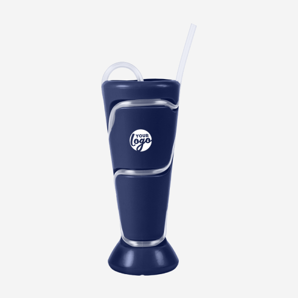 Tumbler with wrap around straw 9 Ref. 421A Lumo Tumbler 500ML NAVY BLUE