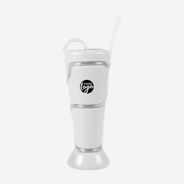 Tumbler with wrap around straw 3 Ref. 421A Lumo Tumbler 500ML WHITE