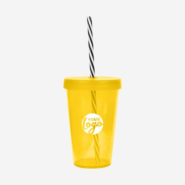 Medium Candy Travel Cup 450ml 22 2 REF 1123PS CANDY MEDIUM CUP 450ML YELLOW