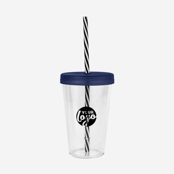 Medium Candy Travel Cup 450ml 9 REF 1123PS CANDY MEDIUM CUP 450ML NAVY BLUE