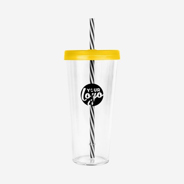 REF 1124PS CANDY MEDIUM CUP 600ML YELLOW
