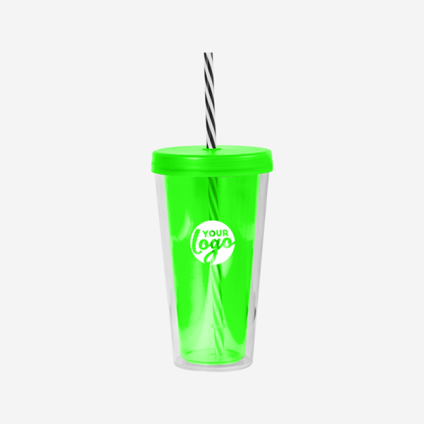 REF 1126PS CANDY TRAVEL CUP 400ML LIME NEON GREEN