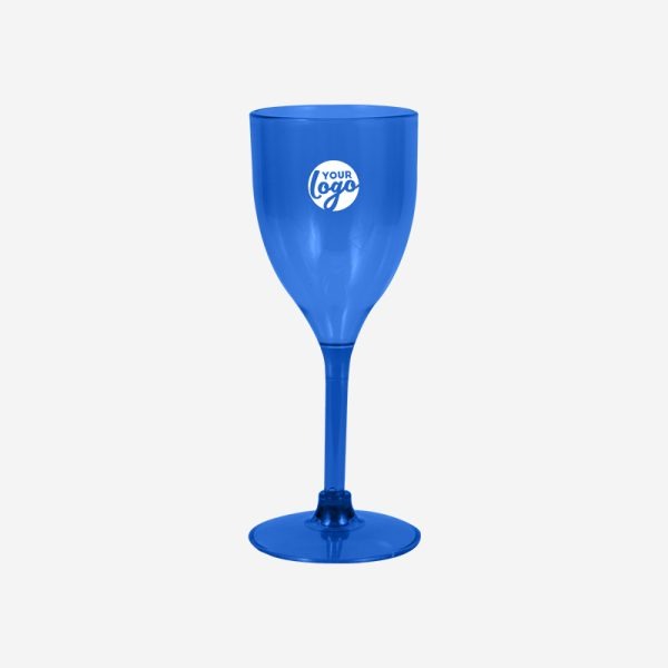 REF 470 WINE GLASS CLEAR 200ML ROYAL BLUE