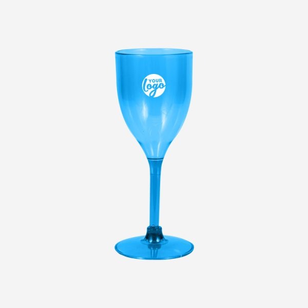 REF 470 WINE GLASS CLEAR 200ML TURQUOISE