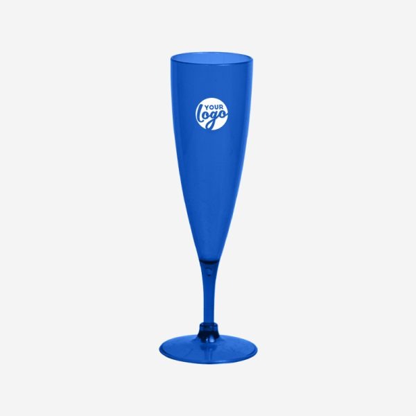 Champagne Glass - Clear 8 REF 498 CHAMPAGNE GLASS 200MLCLEAR ROYAL BLUE