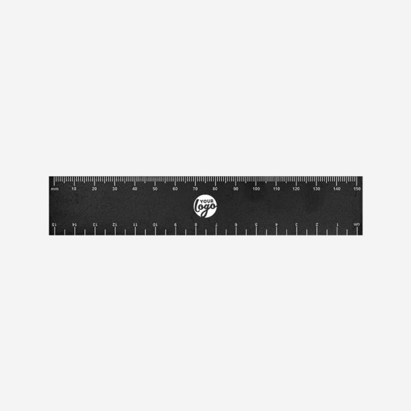 REF 513 RULER 15CM X 25MM BLACK 1