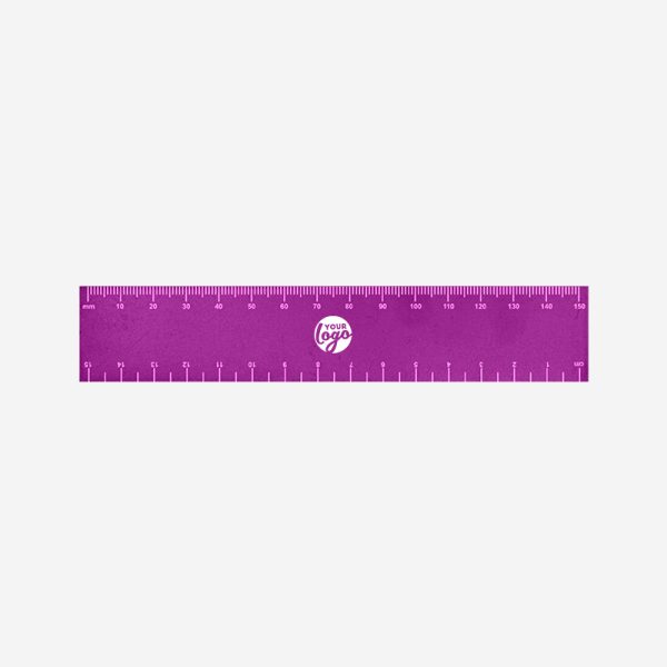 REF 513 RULER 15CM X 25MM GRAPE 1