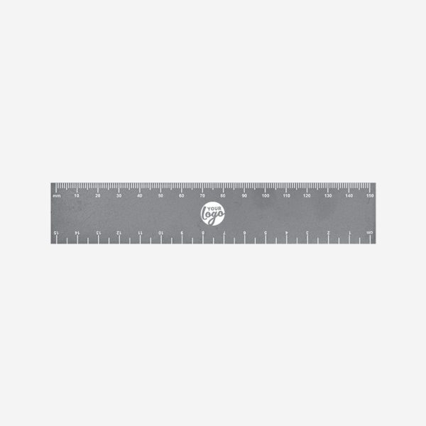 REF 513 RULER 15CM X 25MM GRAY 1