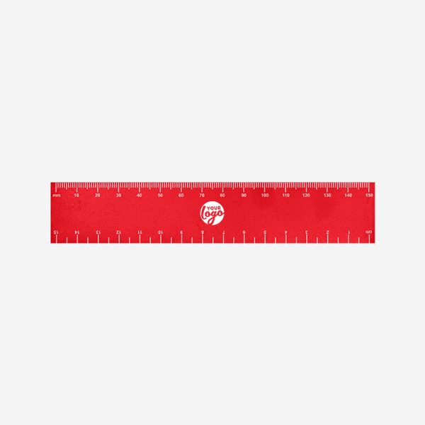 REF 513 RULER 15CM X 25MM RED 1