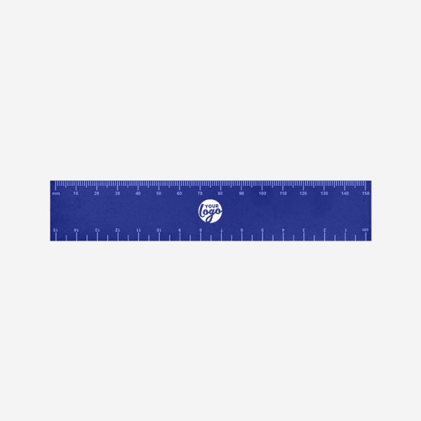 REF 513 RULER 15CM X 25MM ROYAL BLUE 1