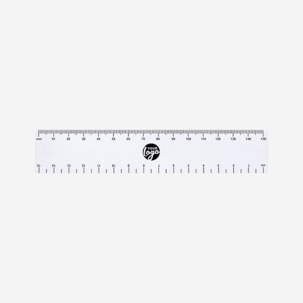 REF 513 RULER 15CM X 25MM WHITE 1