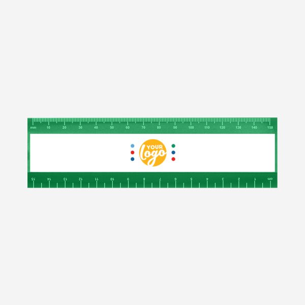REF 514 JUMBO RULER 15cm x 45mm EMERALD GREEN 2