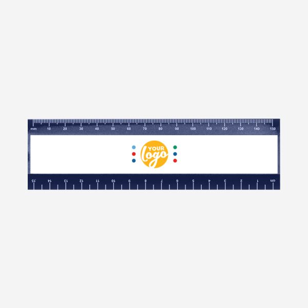 REF 514 JUMBO RULER 15cm x 45mm NAVY BLUE 2
