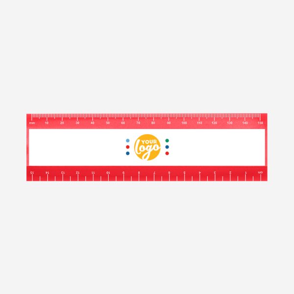 REF 514 JUMBO RULER 15cm x 45mm RED 2