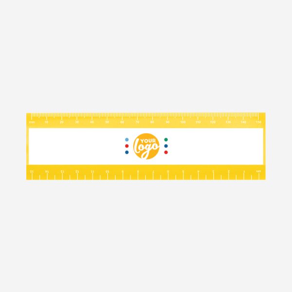 REF 514 JUMBO RULER 15cm x 45mm YELLOW 2