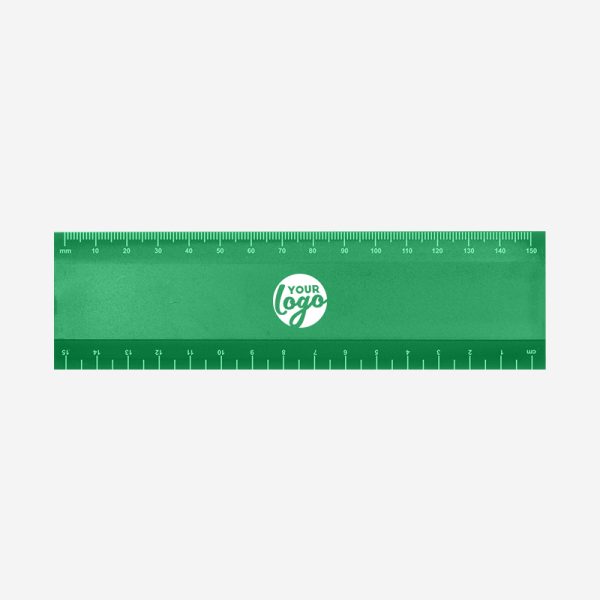 REF 514s JUMBO RULER 15cm x 45mm EMERALD GREEN