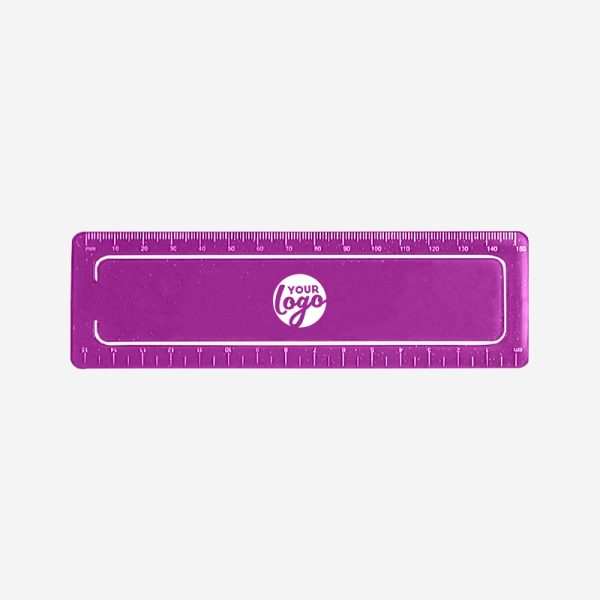 Paper Clip Ruler 15cm 16 REF 516 PAPER CLIP RULER 15CM X 45MM GRAPE 1