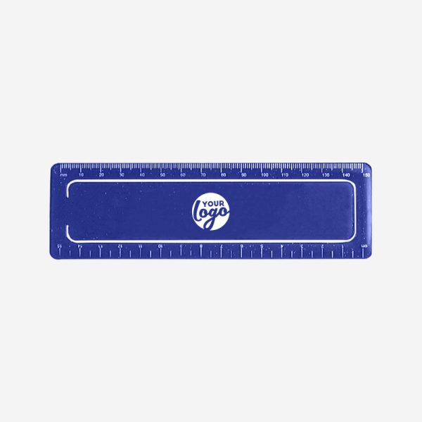 Paper Clip Ruler 15cm 1 REF 516 PAPER CLIP RULER 15CM X 45MM ROYAL BLUE 1