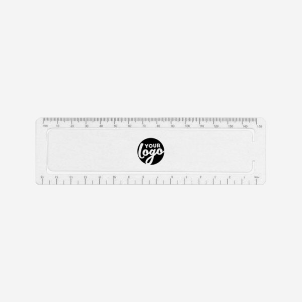 Paper Clip Ruler 15cm 3 REF 516 PAPER CLIP RULER 15CM X 45MM WHITE 1