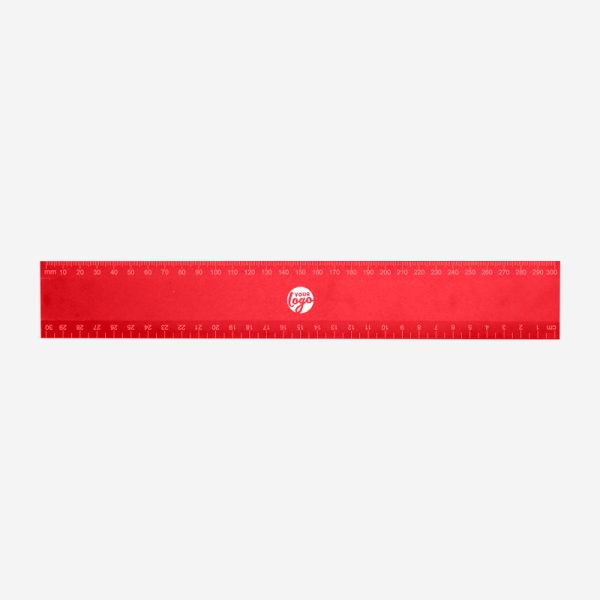Jumbo Ruler 30cm 5 REF 518 JUMBO RULER 30cm x 45mm RED 1